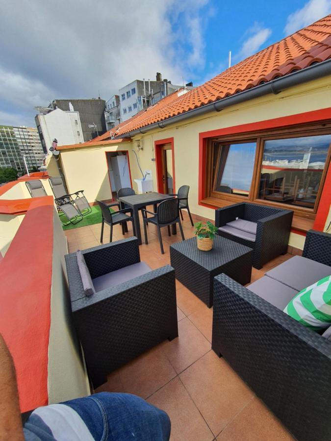 Terraza Mirador Apartamento Corunha Exterior foto